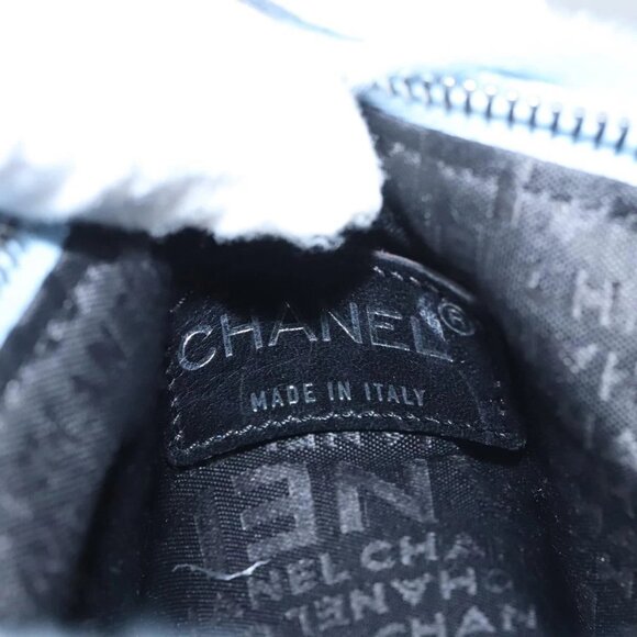 CHANEL Chain Shoulder Bag Blue CC Auth PP307V - Picture 12 of 15